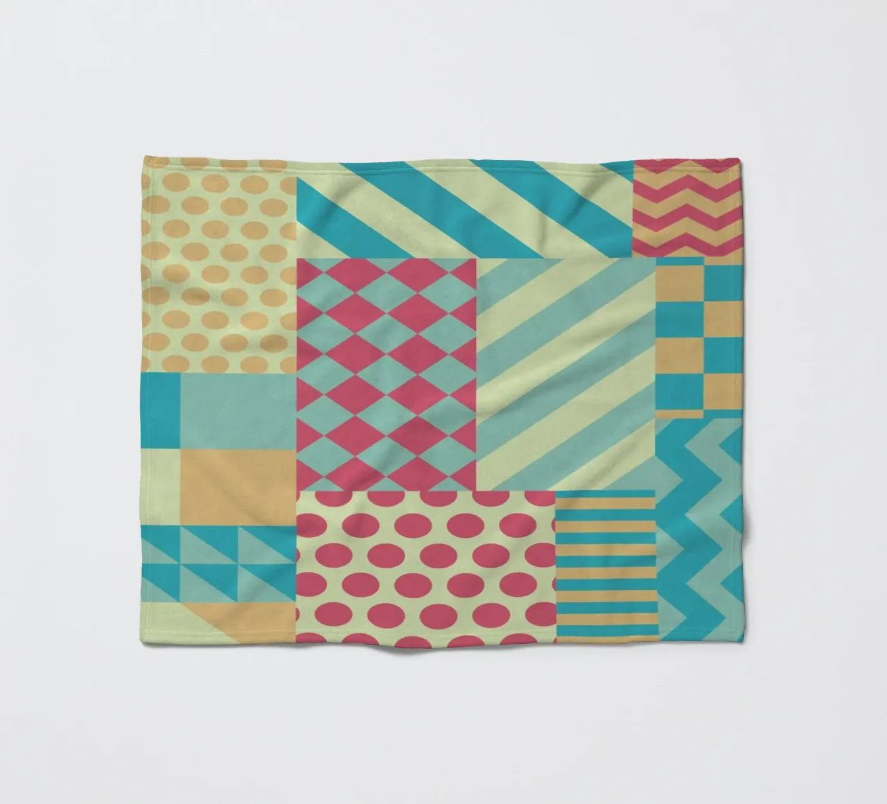 Vintage Patchwork fleecedeken van Tobe Fonseca