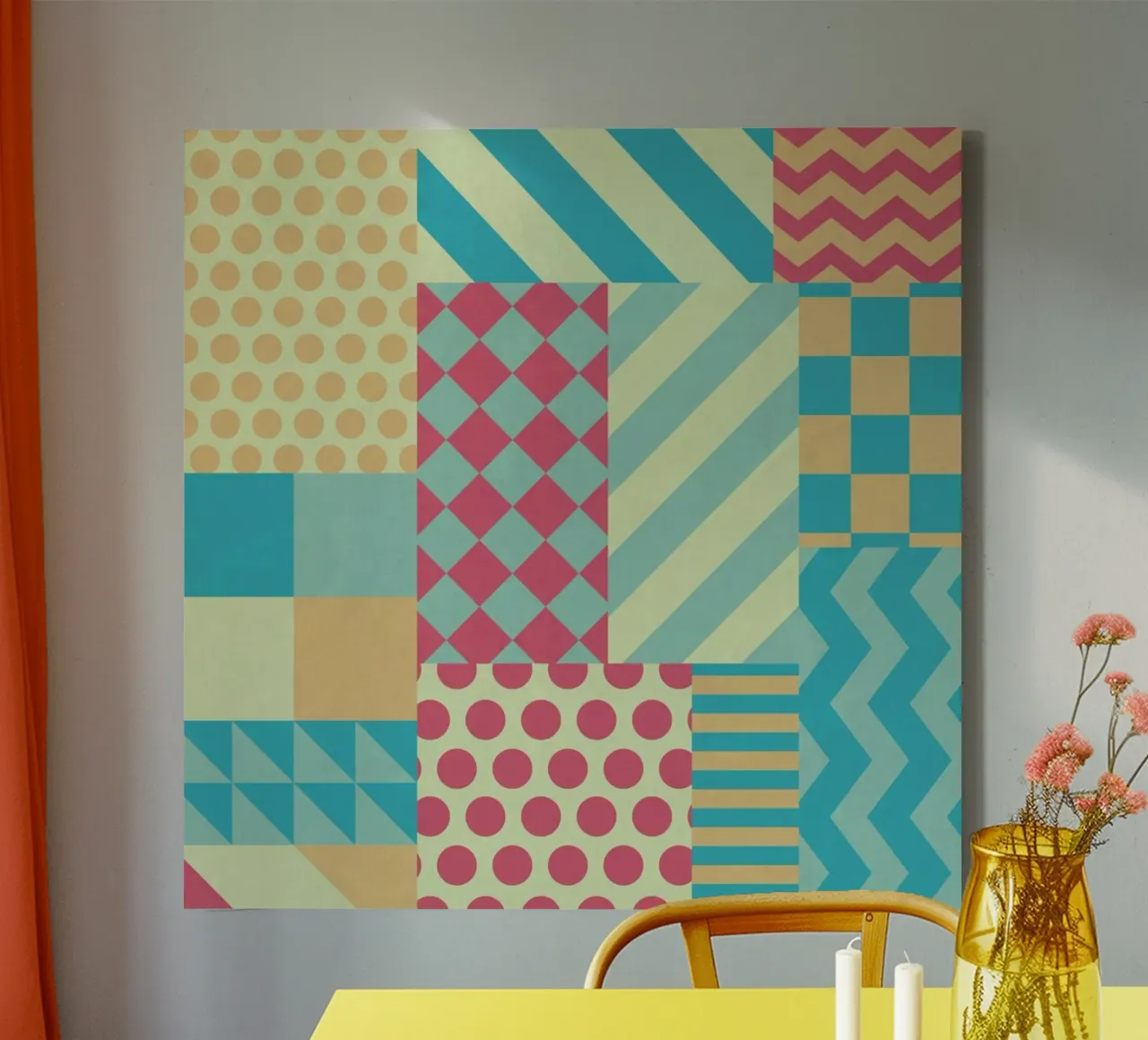 Vintage Patchwork tela da Tobe Fonseca