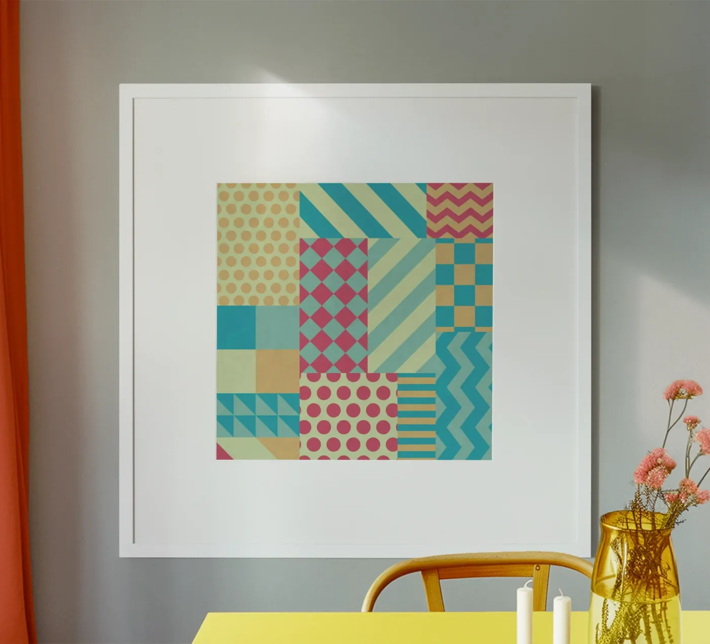 Vintage Patchwork poster da Tobe Fonseca