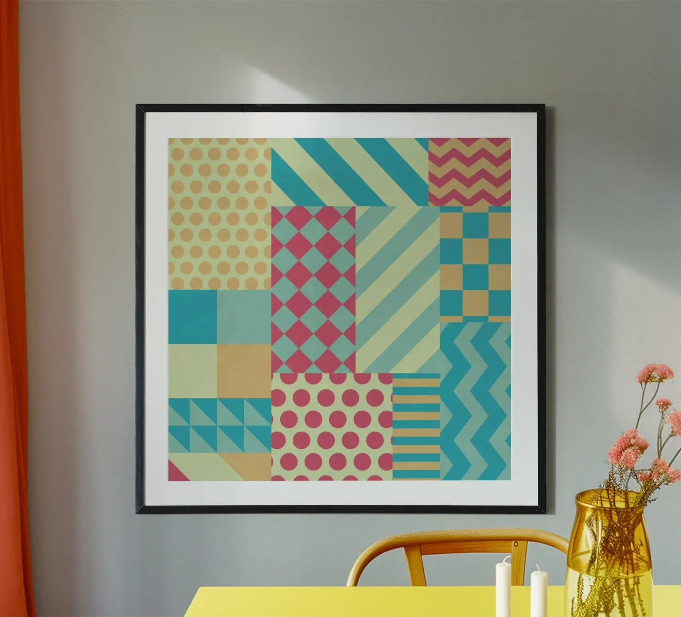 Vintage Patchwork poster da Tobe Fonseca