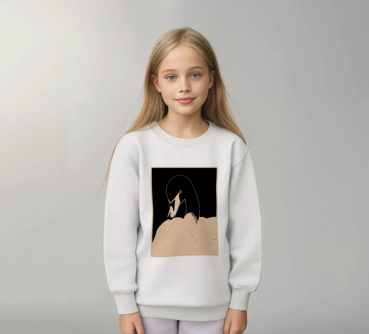 Cigno felpa bambino da ThingDesign