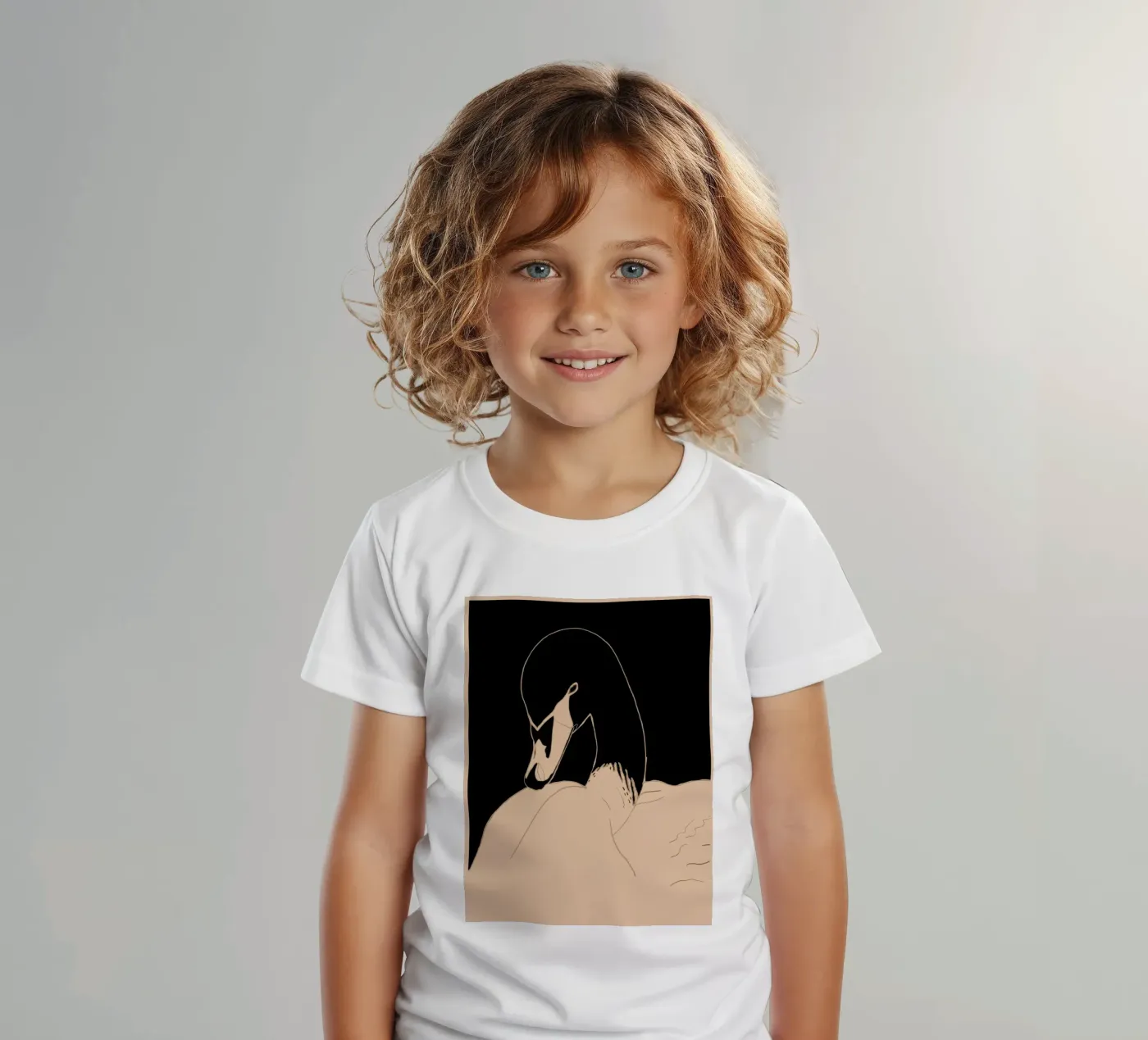 Cigno t-shirt bambini da ThingDesign