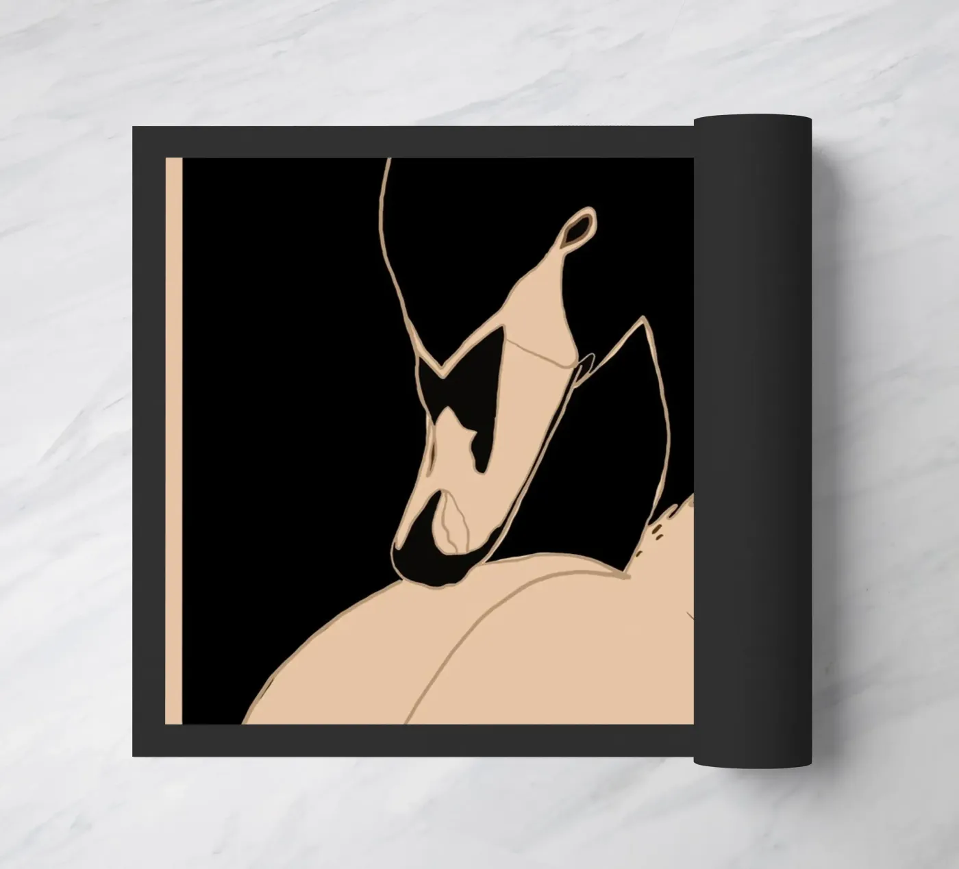 Swan doormat by ThingDesign