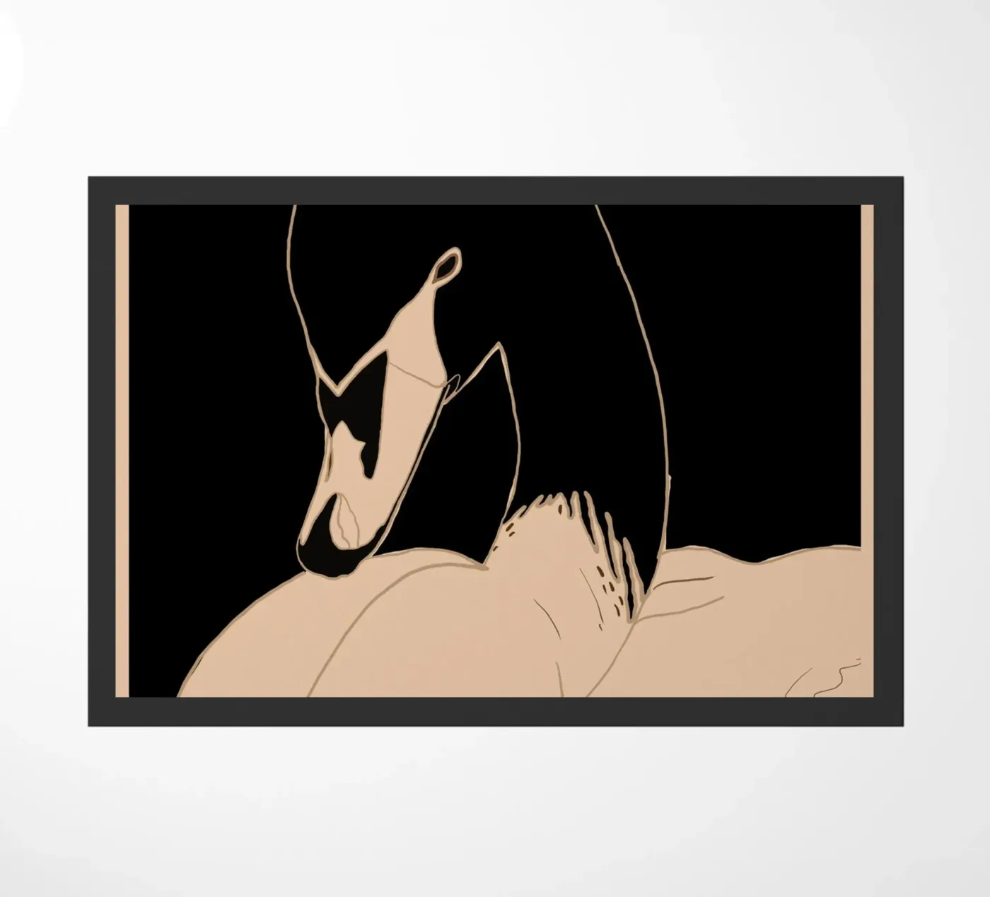 Swan doormat by ThingDesign