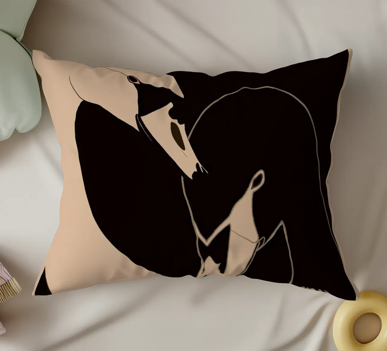 Due cigni cuscino da ThingDesign