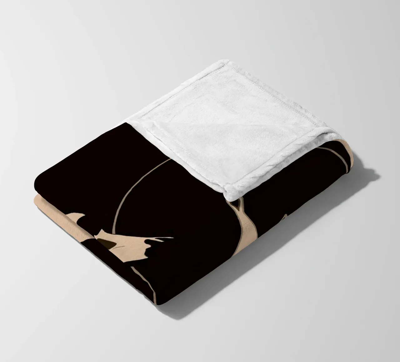 Due cigni coperta in pile da ThingDesign
