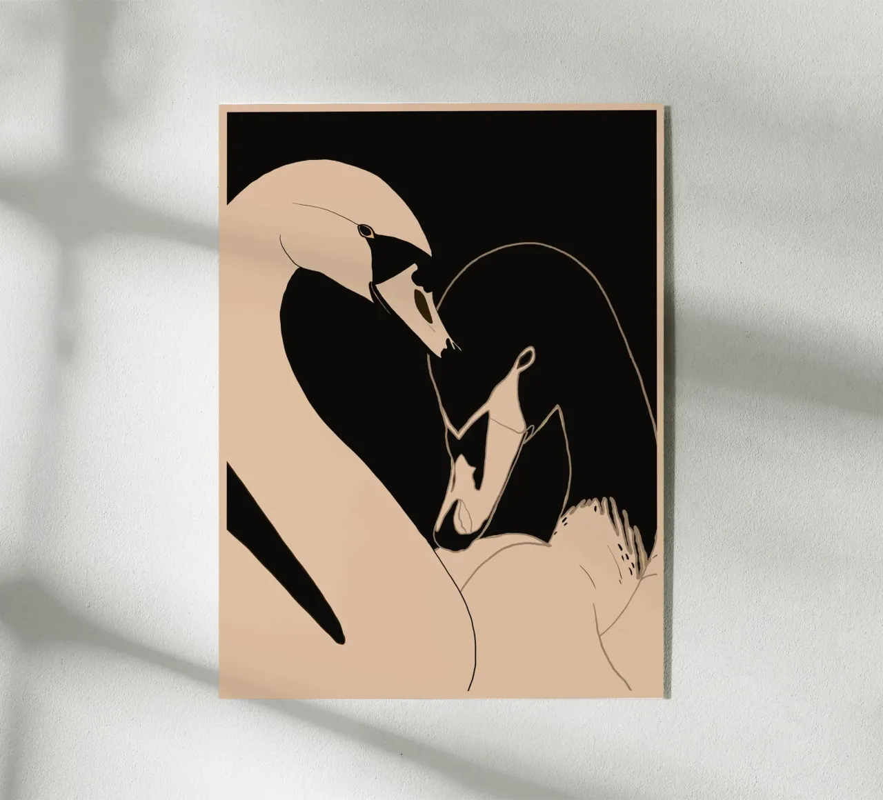 Due cigni plexiglass da ThingDesign