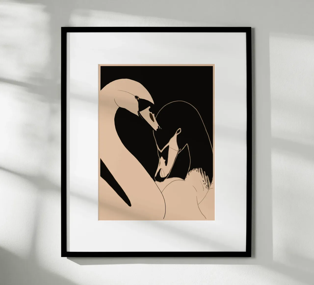 Due cigni poster da ThingDesign