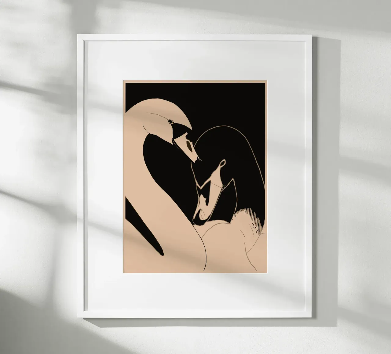 Due cigni poster da ThingDesign