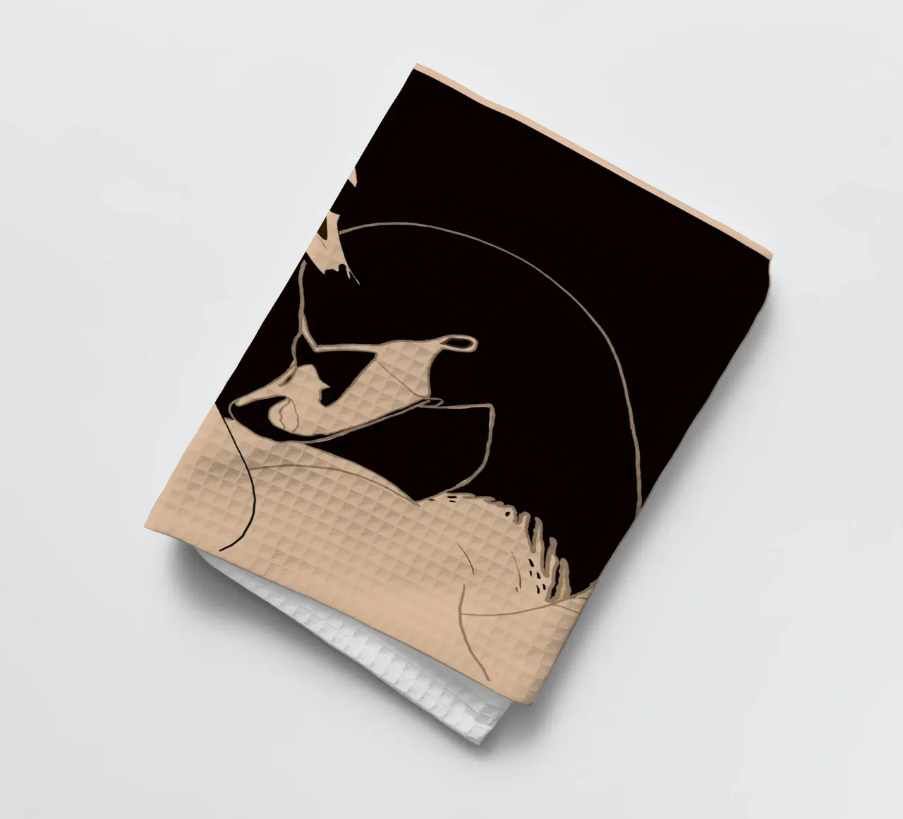 Due cigni canovaccio da cucina da ThingDesign
