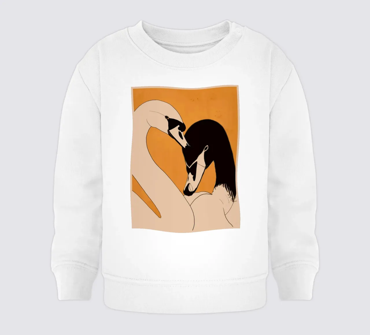 Dos cisnes 2 sudadera de bebé de ThingDesign
