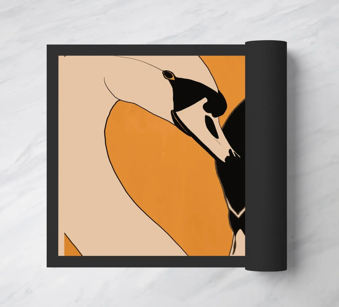 Due cigni 2 zerbino da ThingDesign