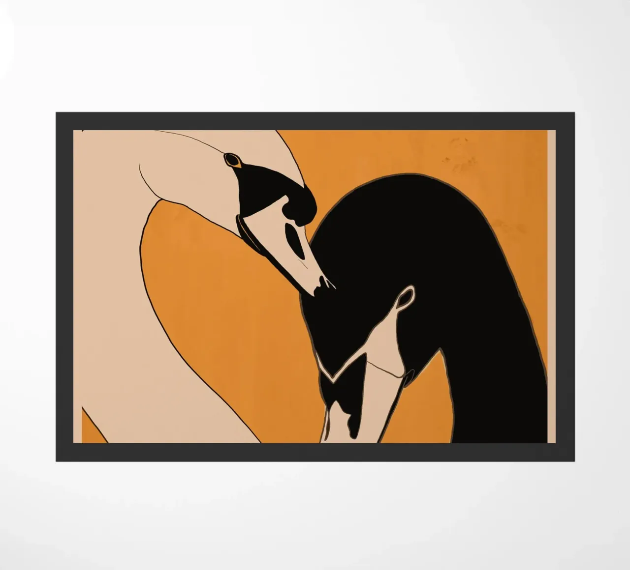 Due cigni 2 zerbino da ThingDesign