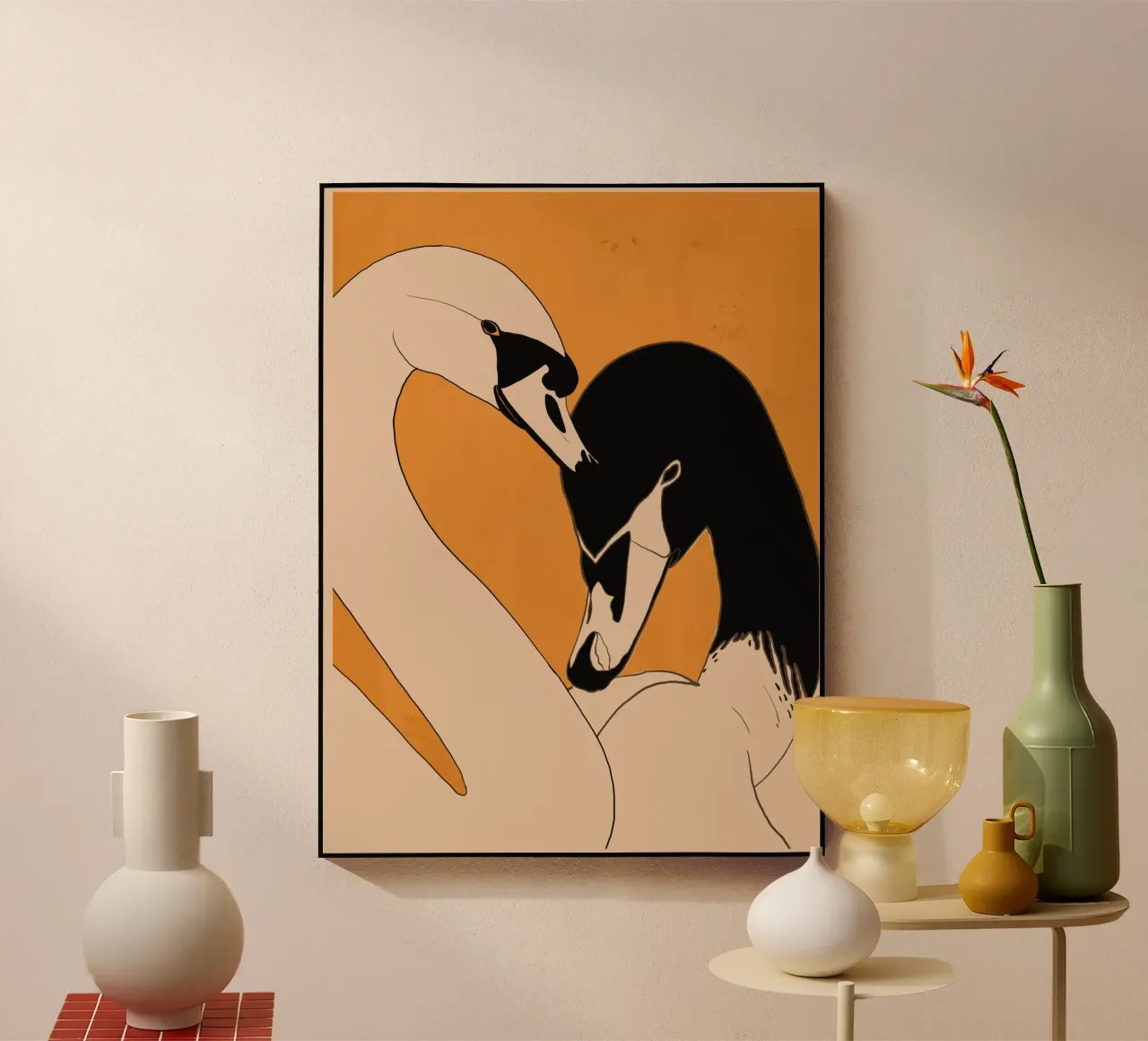 Due cigni 2 plexiglass da ThingDesign