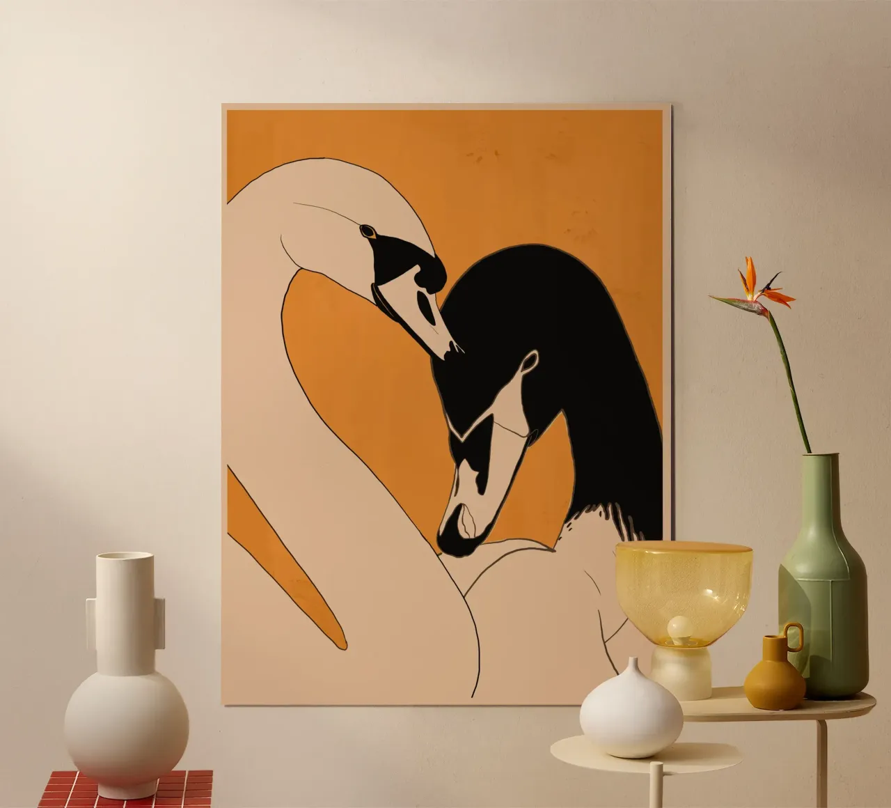 Dos cisnes 2 hahnemühle de ThingDesign