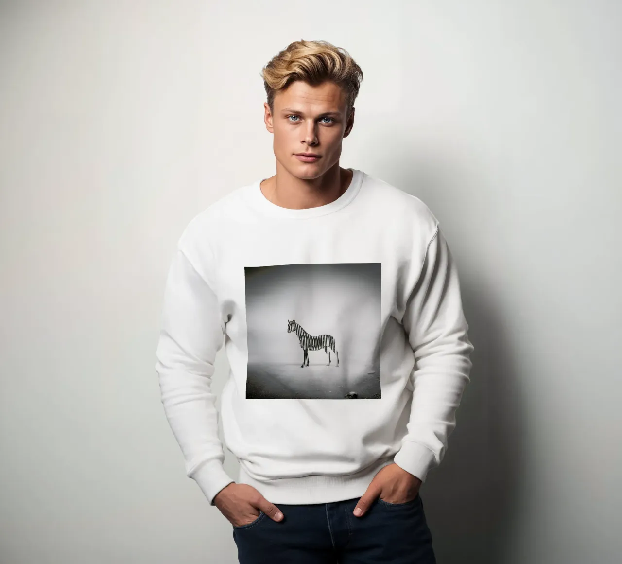 Zebra Mist felpa da Eugene Soloviev