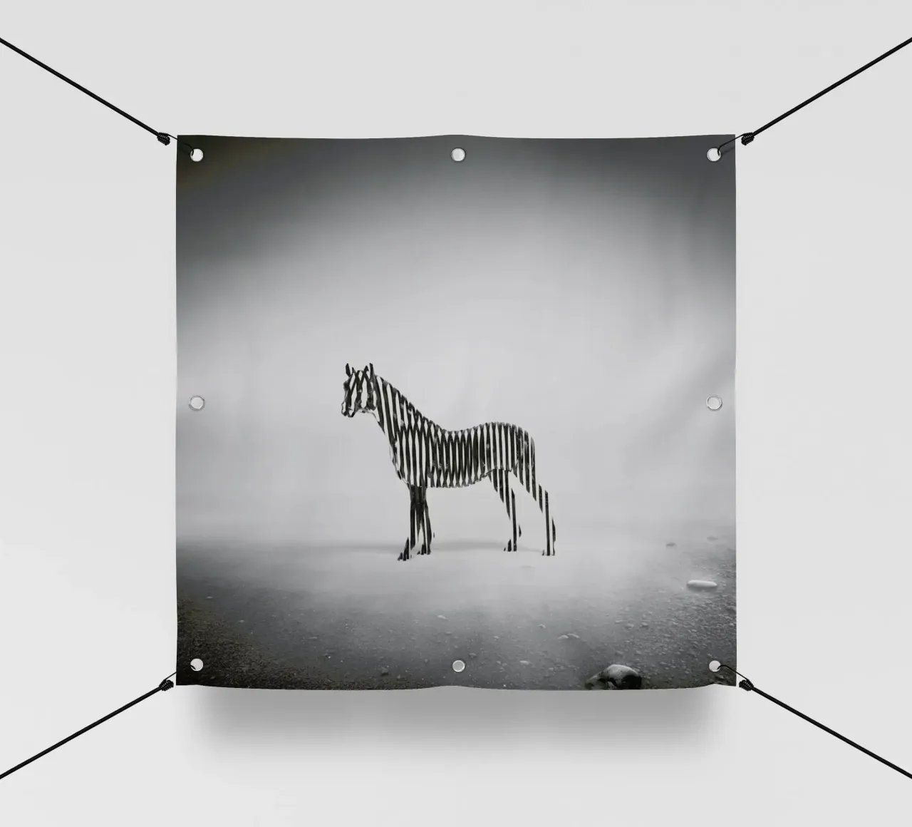 Zebra Mist telo in pvc da Eugene Soloviev