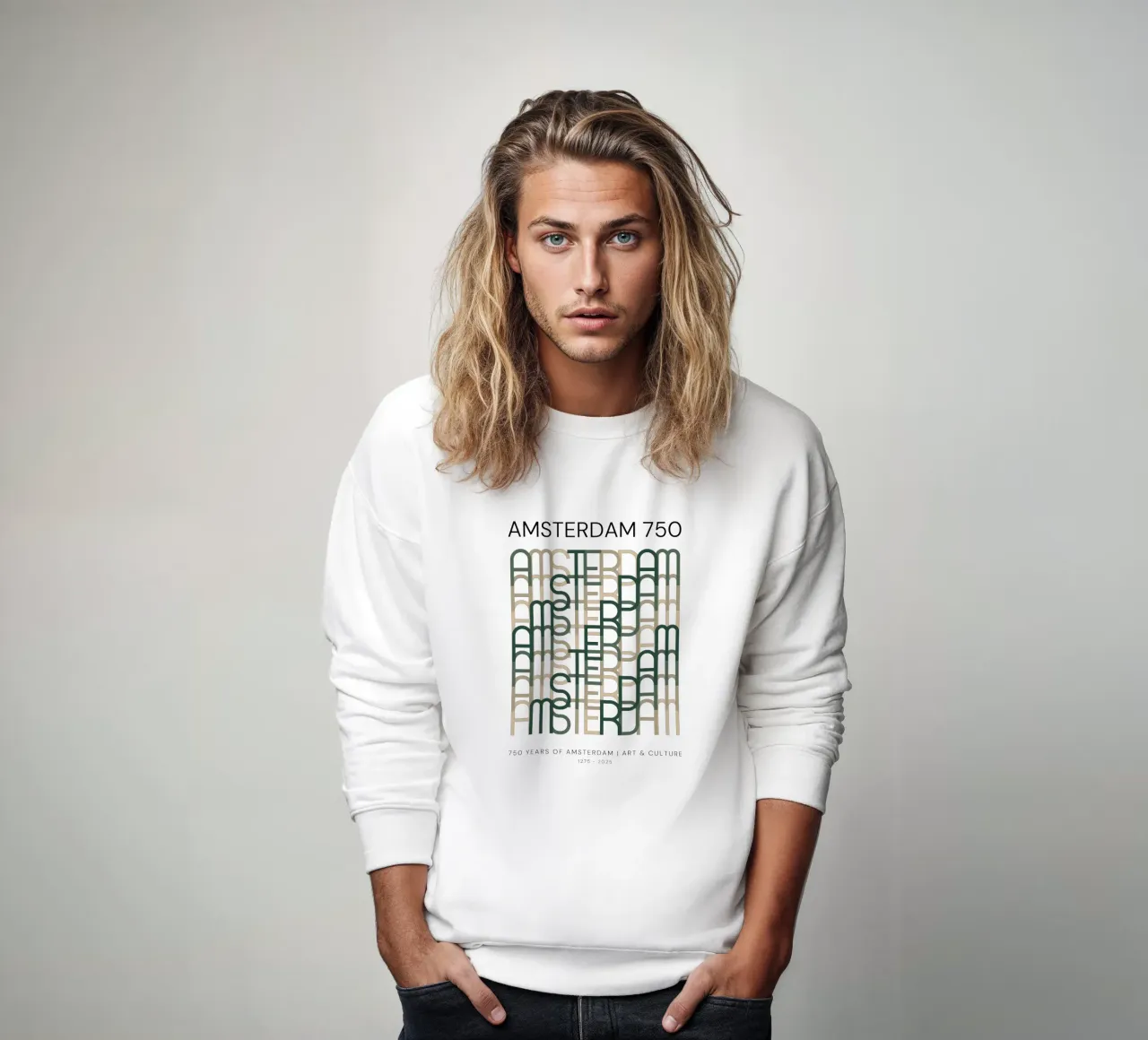 Amsterdam 750 – #3 – Botanical Edition felpa da Hightown Design
