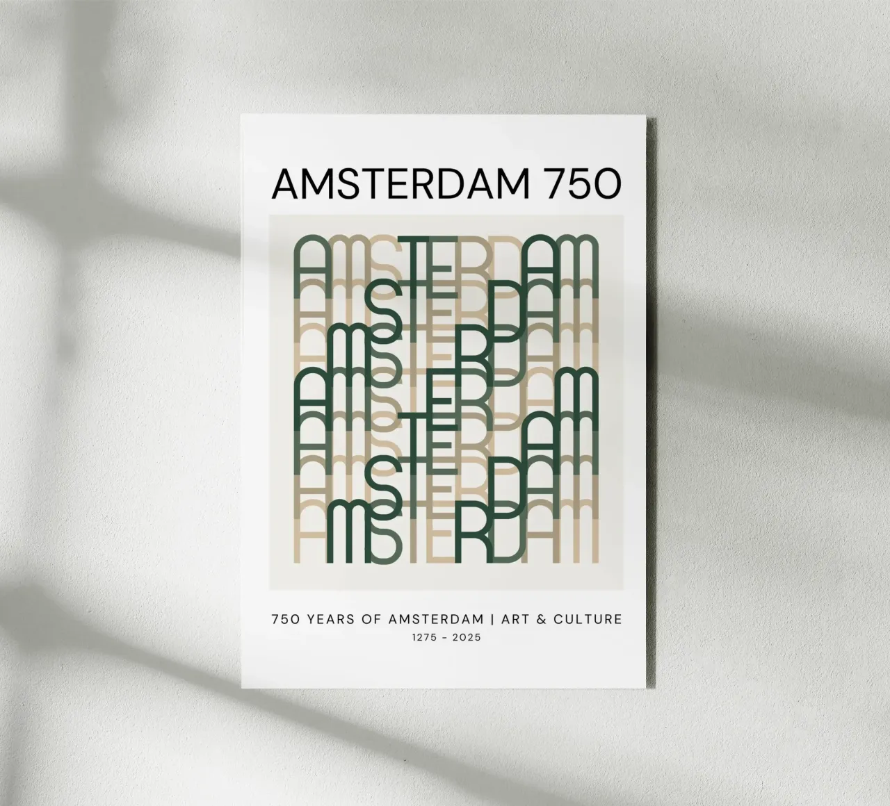 Amsterdam 750 – #3 – Botanical Edition alluminio dibond da Hightown Design