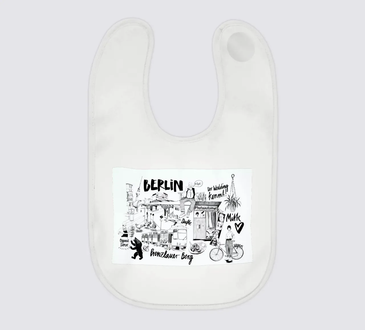BERLIN 2 Babylätzchen von Ekaterina Koroleva
