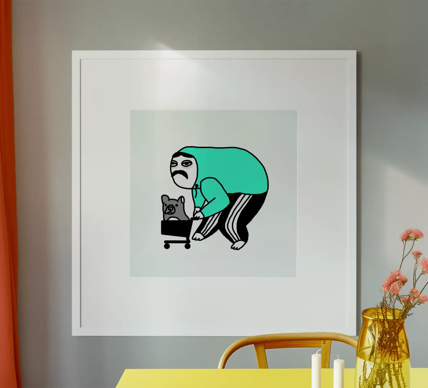 Shopping poster van Herzette