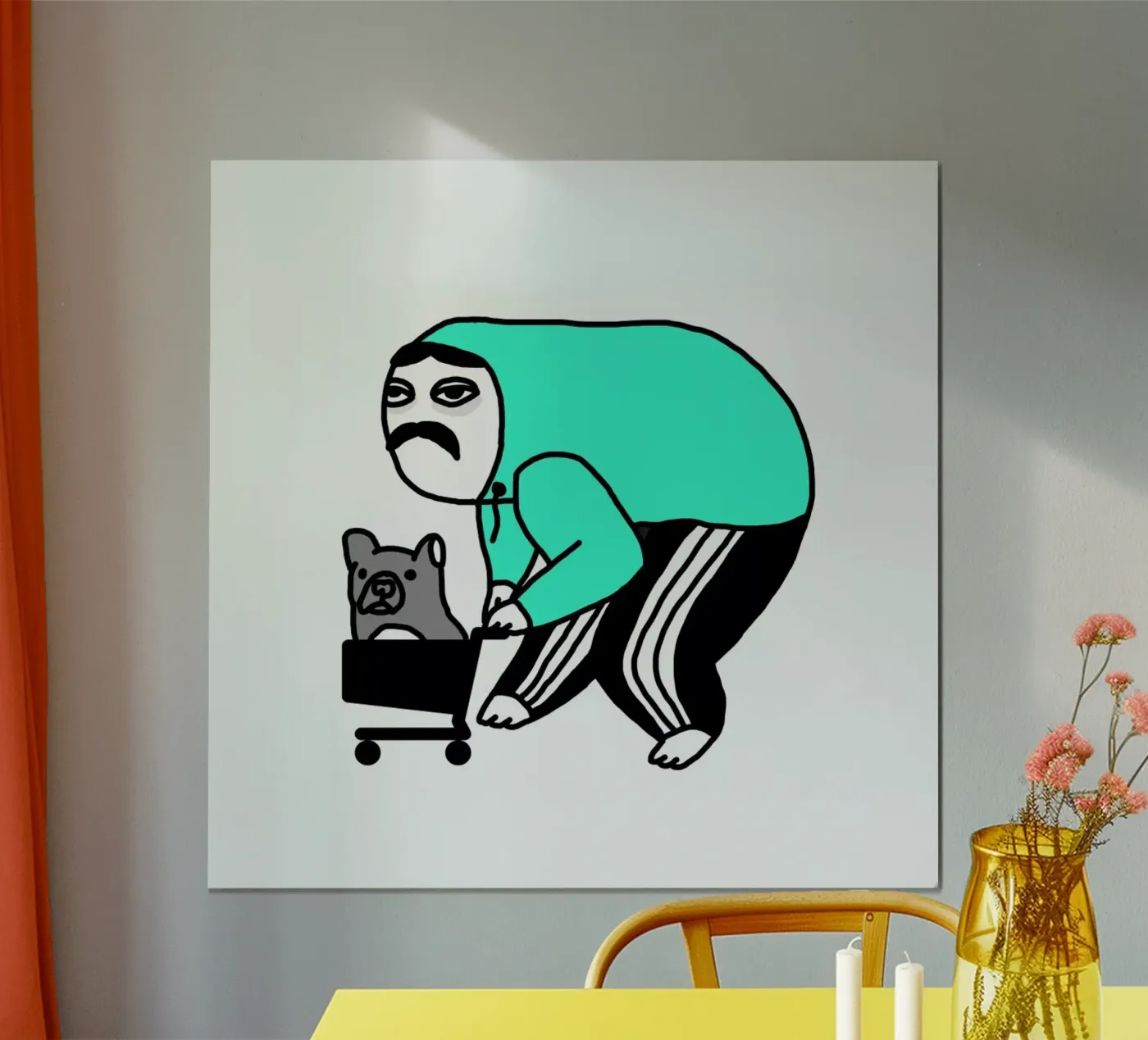 Shopping poster van Herzette