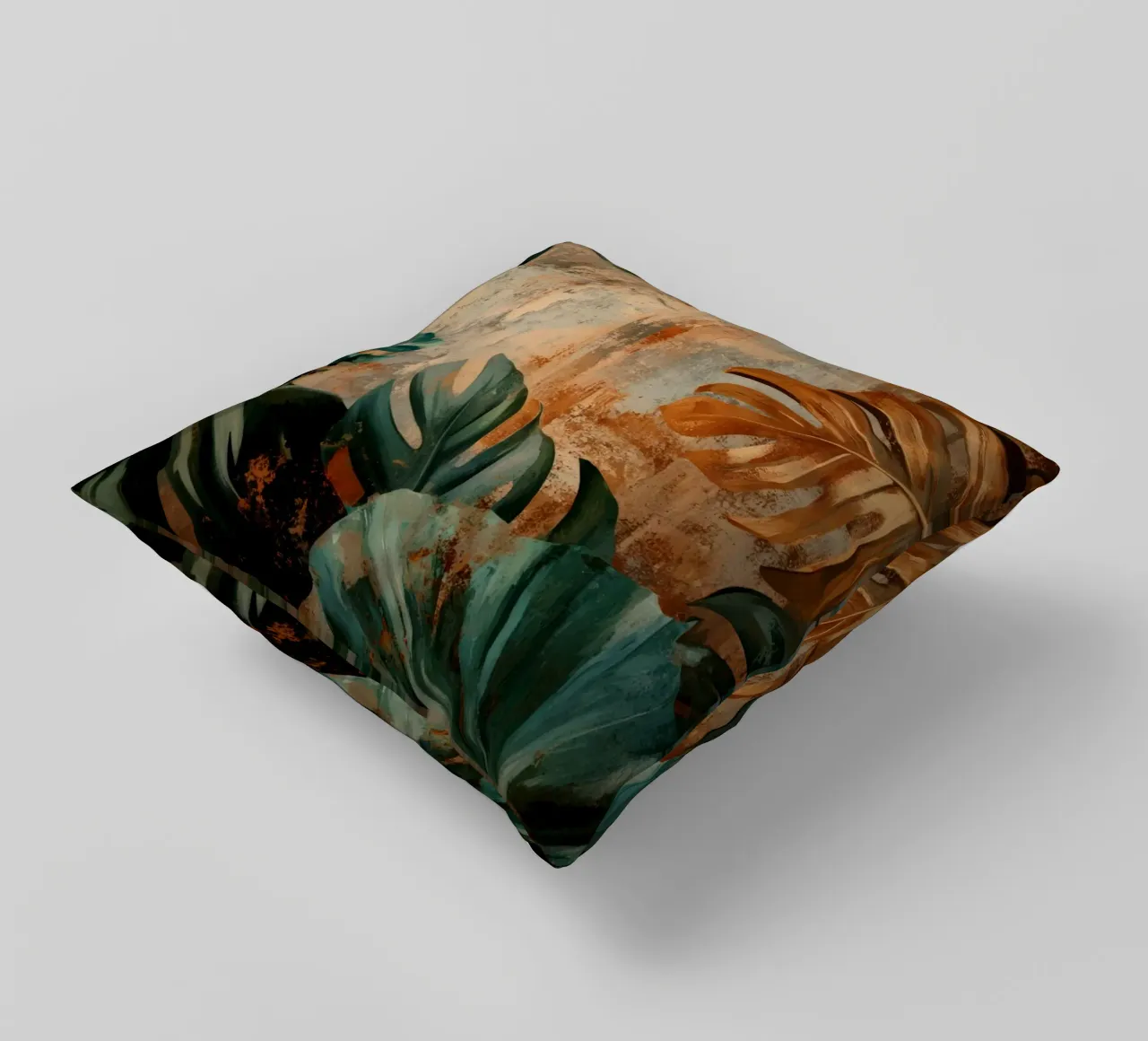Monstera rustica Vibrazioni della giungla cuscino da Modern Muse