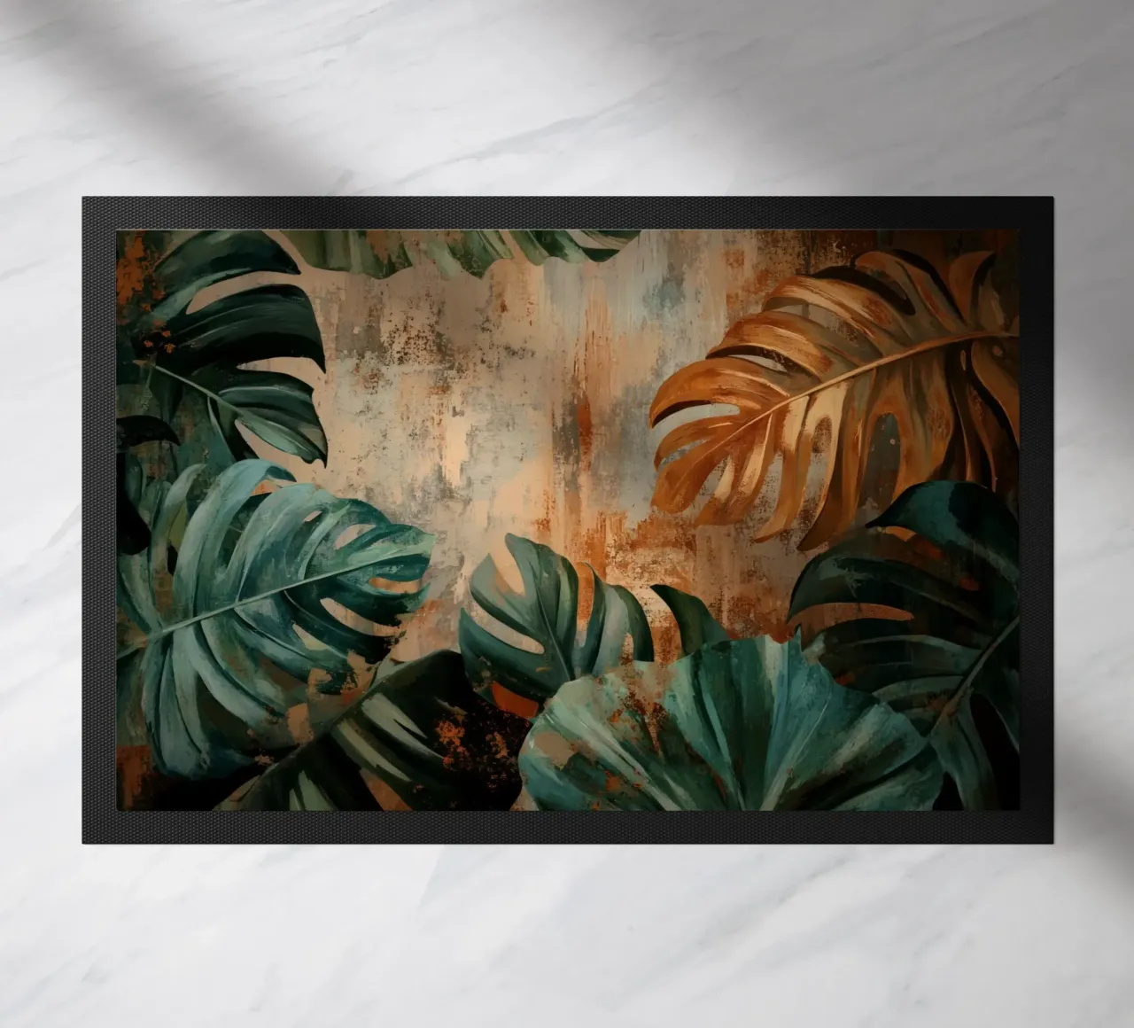 Monstera rustica Vibrazioni della giungla zerbino da Modern Muse