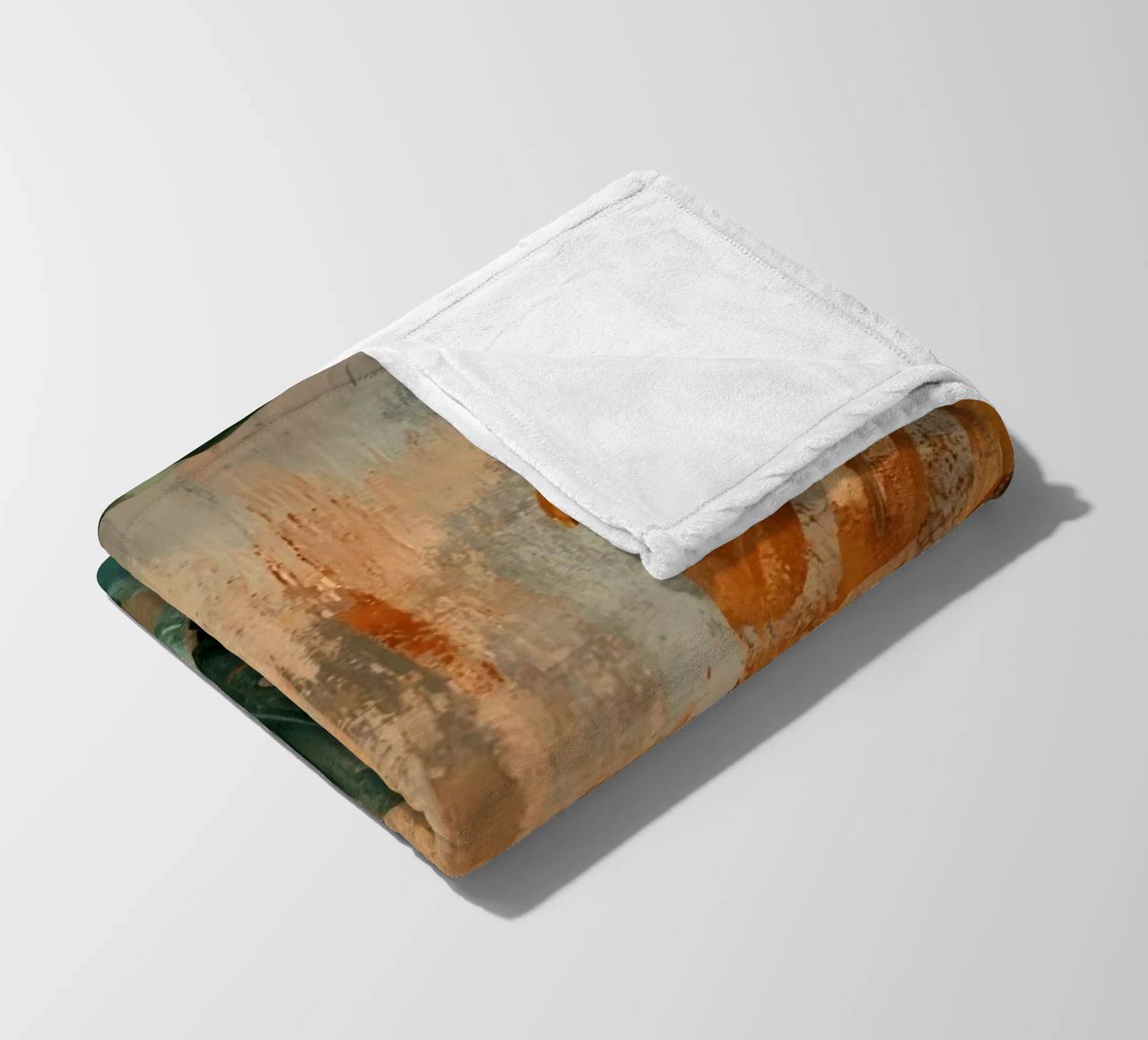 Rustic Monstera Jungle Vibes fleece blanket by Modern Muse