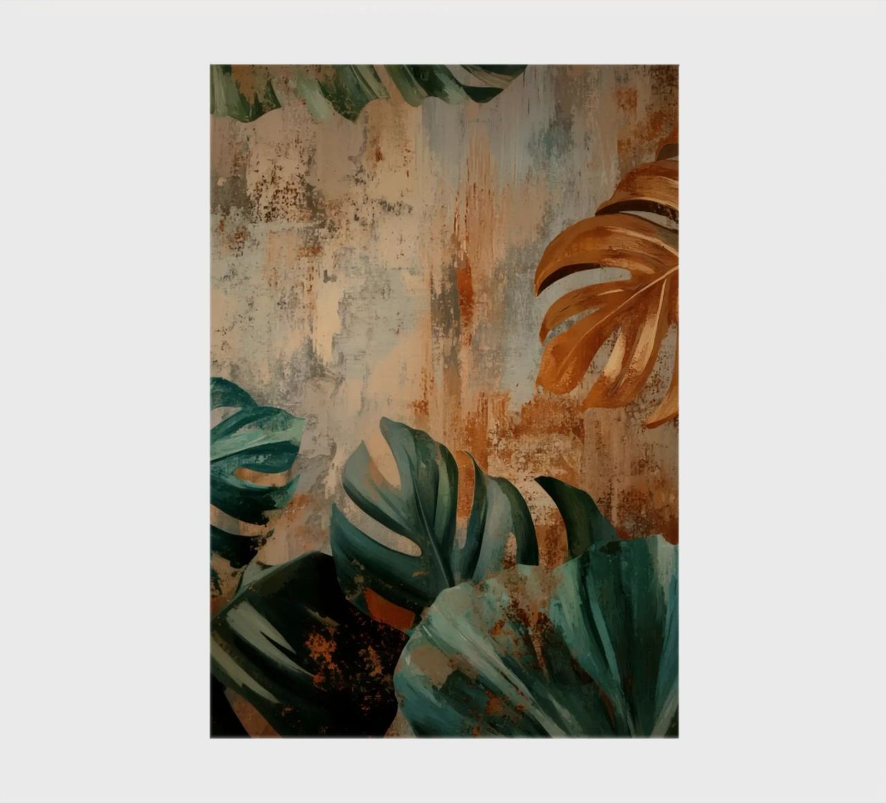 Rustic Monstera Jungle Vibes notebook by Modern Muse