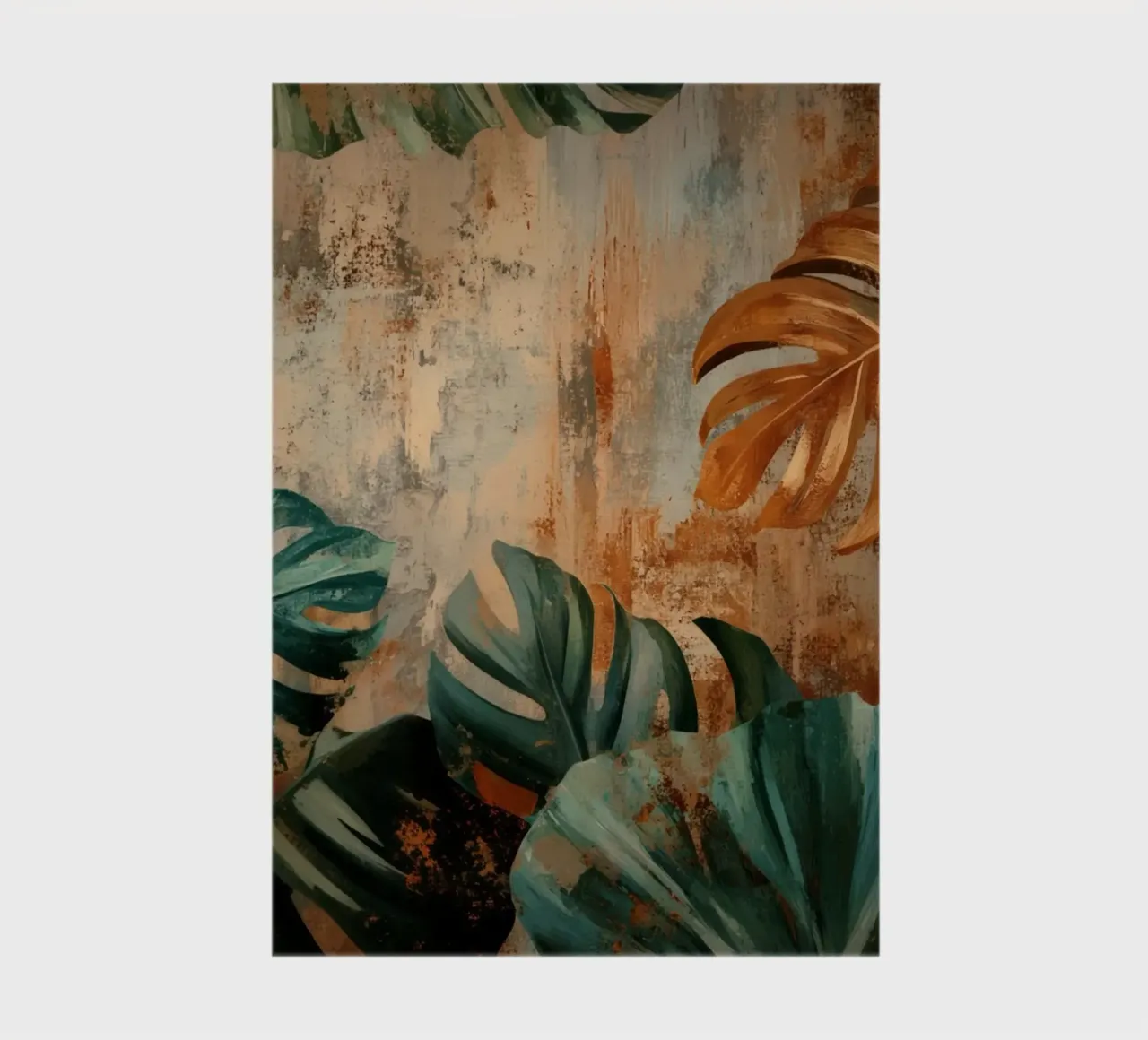 Rustic Monstera Jungle Vibes notebook by Modern Muse