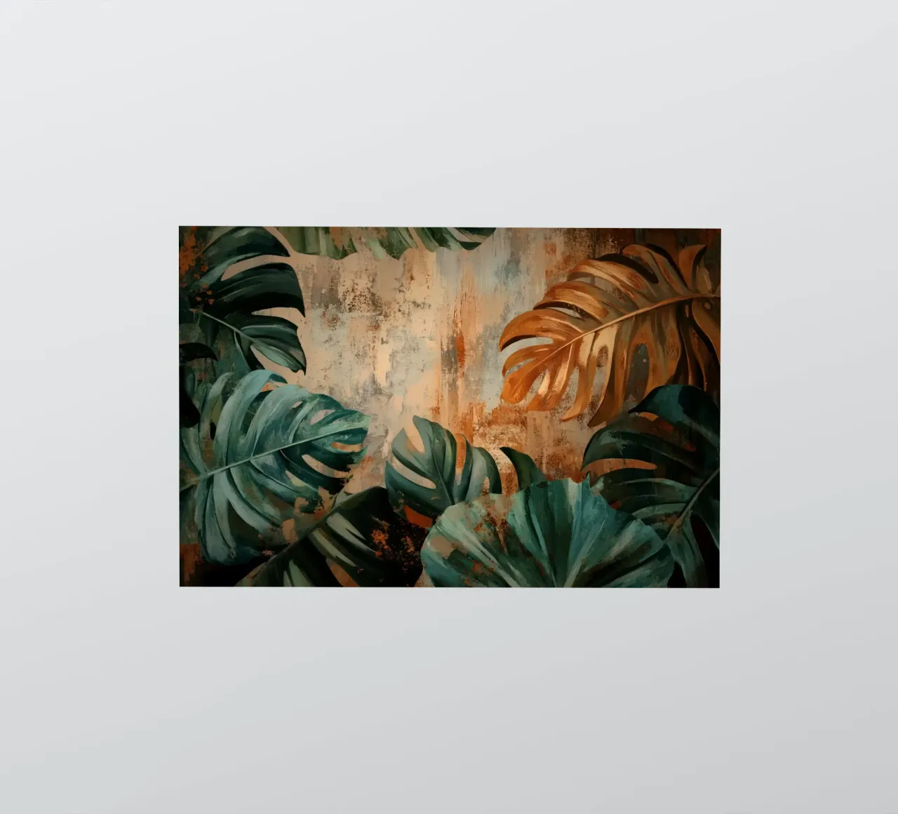 Monstera rustica Vibrazioni della giungla adesivo da Modern Muse