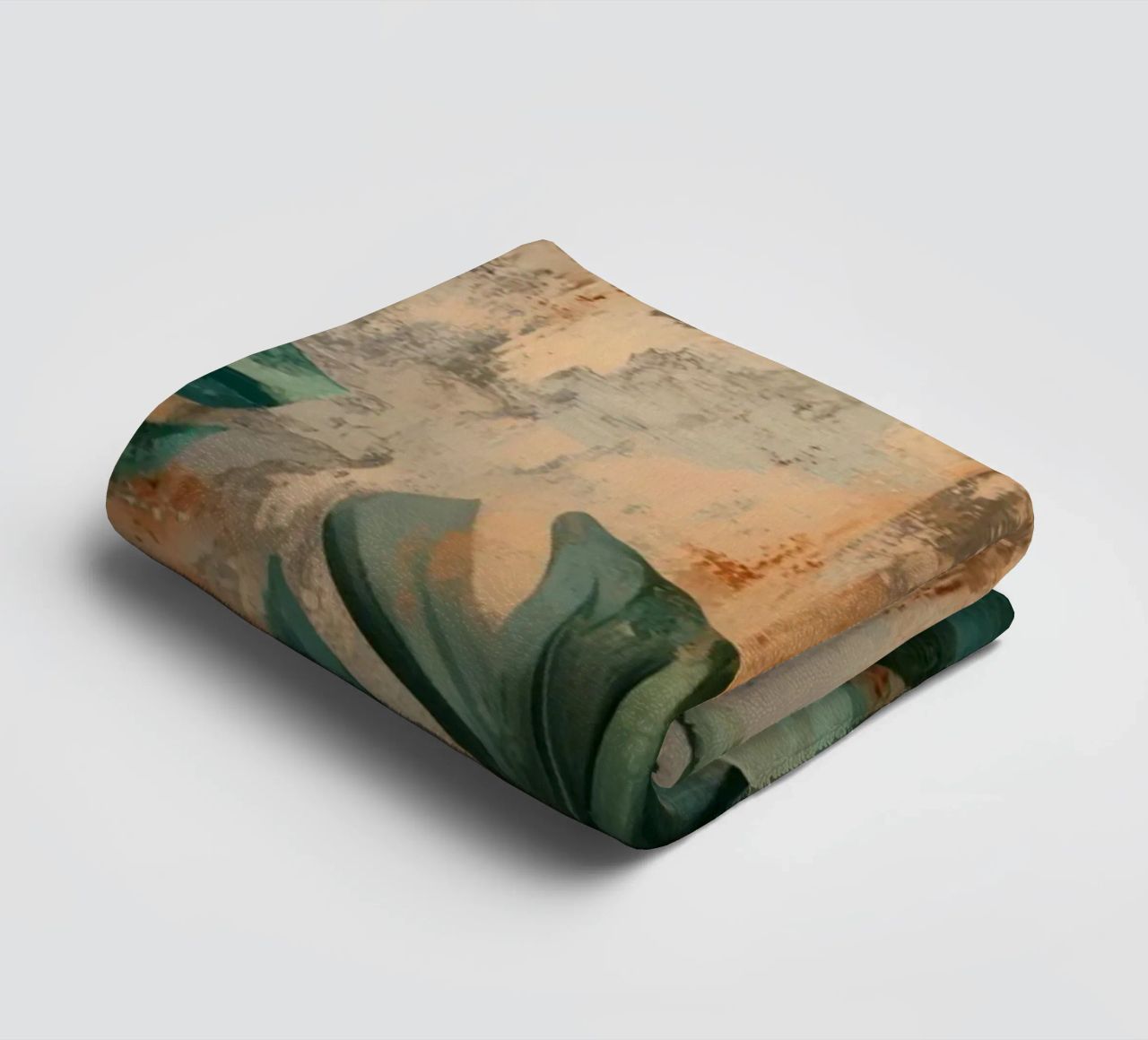 Rustic Monstera Jungle Vibes towel by Modern Muse