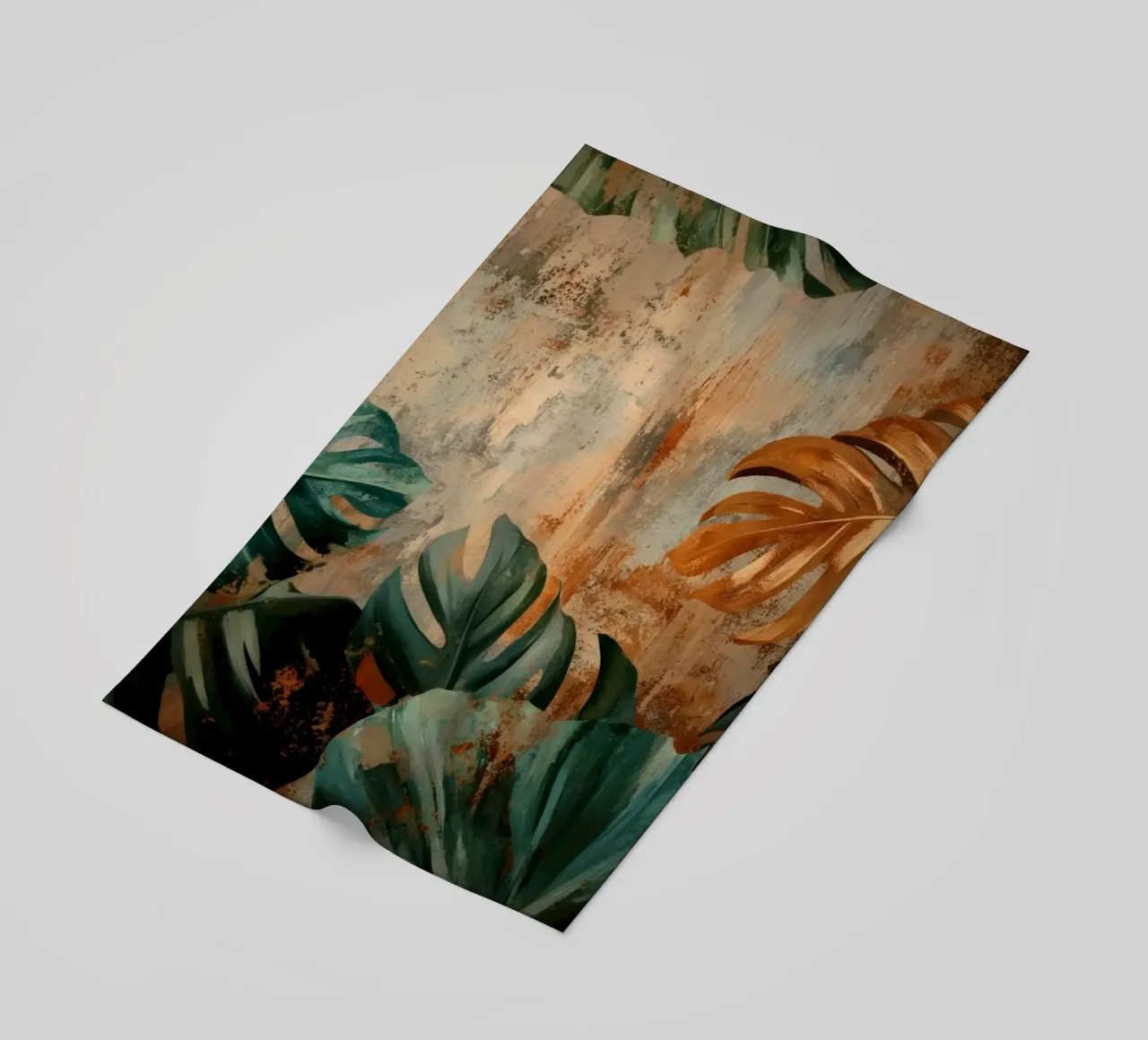 Monstera rustica Vibrazioni della giungla telo mare da Modern Muse