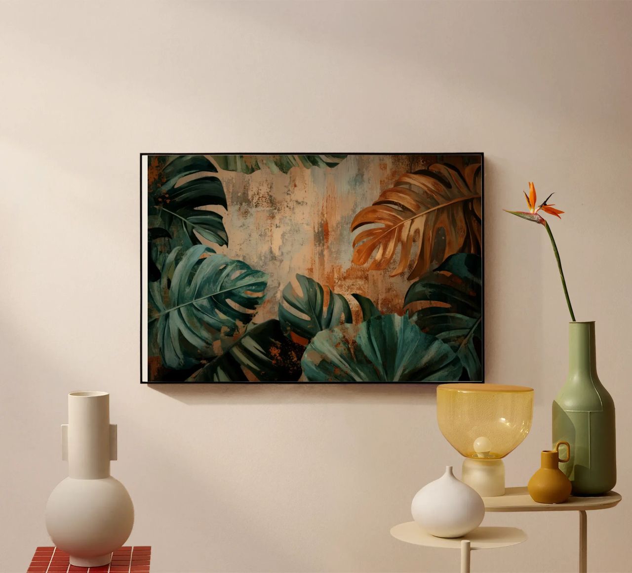 Monstera rústica Jungle Vibes metacrilato de Modern Muse