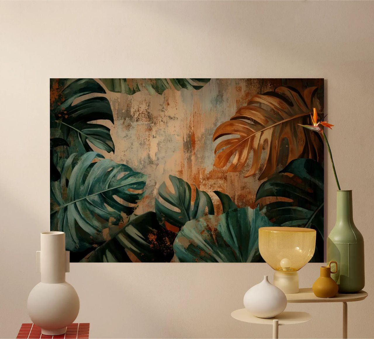 Monstera rústica Jungle Vibes metacrilato de Modern Muse