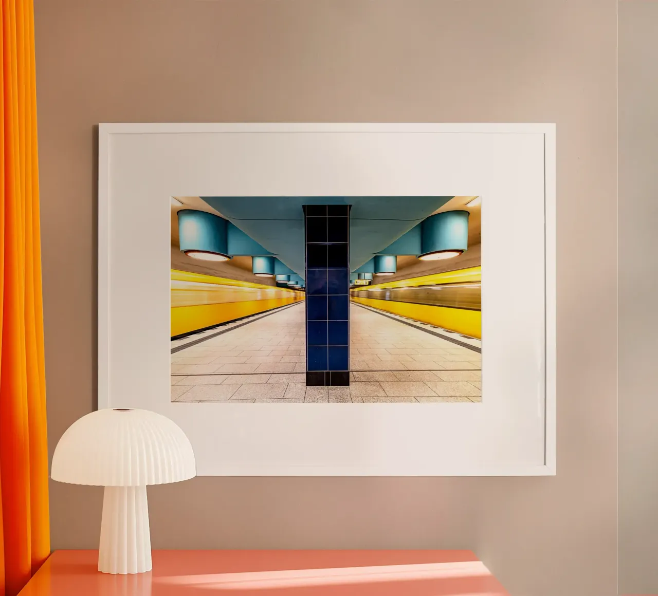 23 Città poster con telaio in alluminio da Bttn