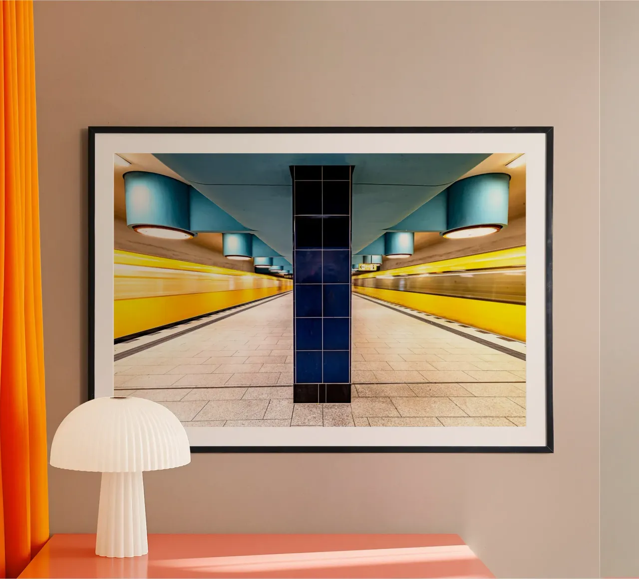 23 Città poster con telaio in alluminio da Bttn