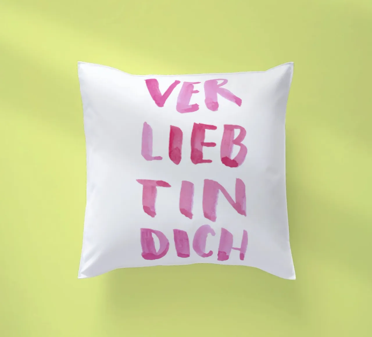 Verliebt cuscino da Brushmeetspaper