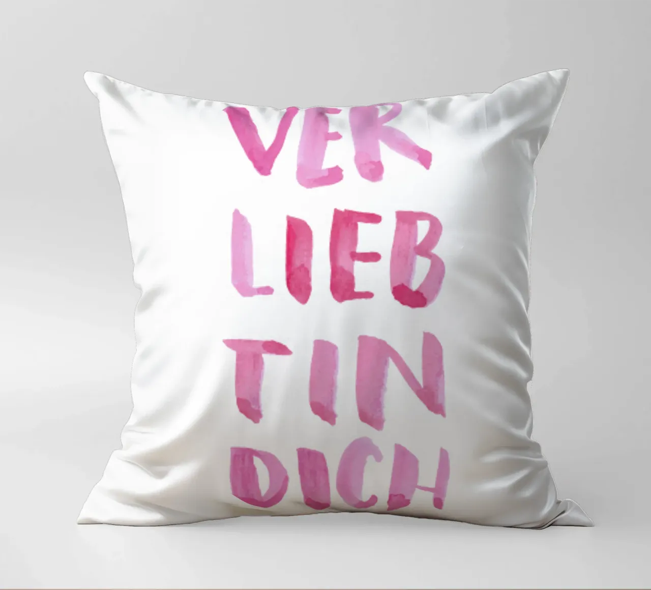 Verliebt cuscino da Brushmeetspaper