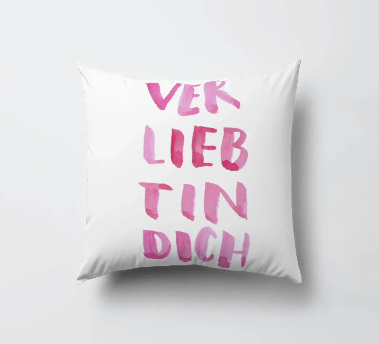Verliebt cuscino da Brushmeetspaper
