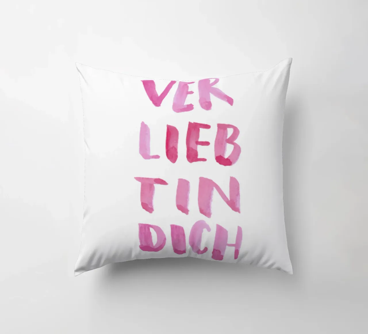 Verliebt cuscino da Brushmeetspaper