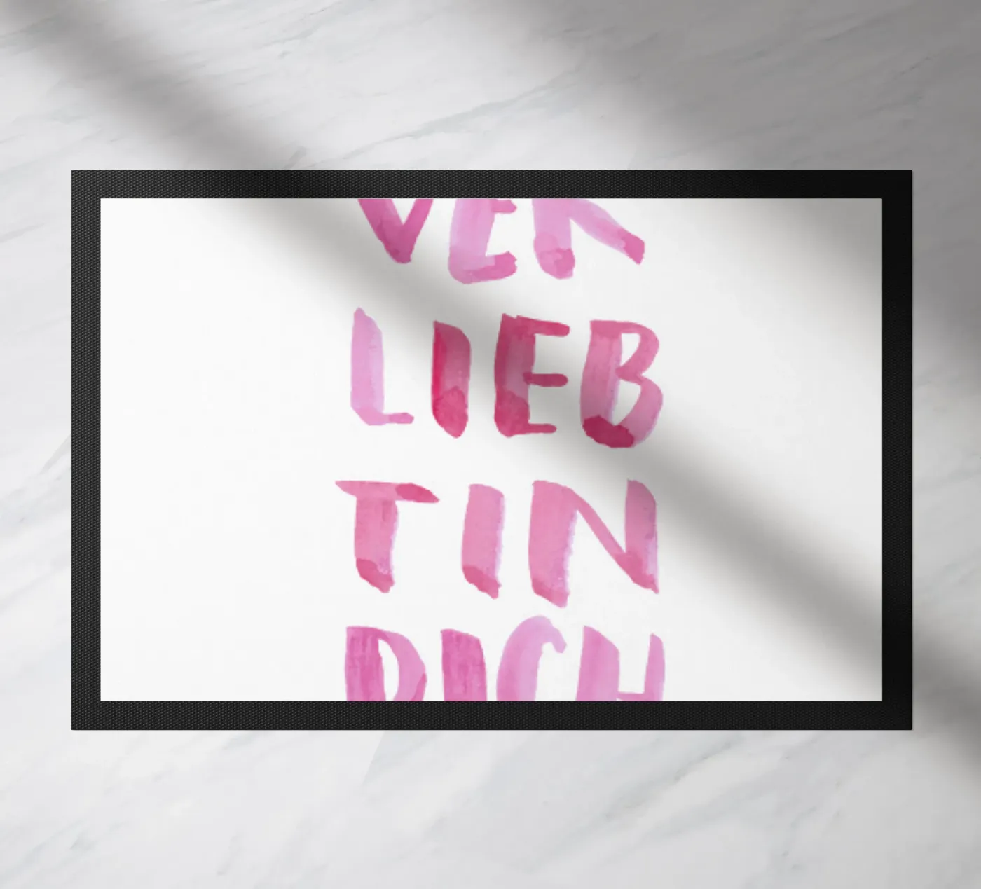 Verliebt deurmat van Brushmeetspaper