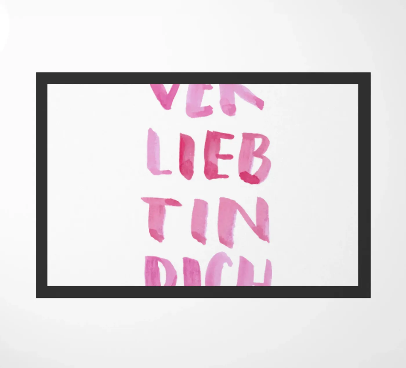 Verliebt deurmat van Brushmeetspaper