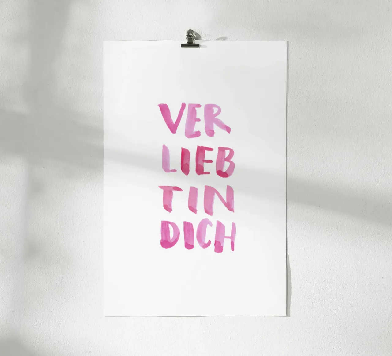 Verliebt poster da Brushmeetspaper