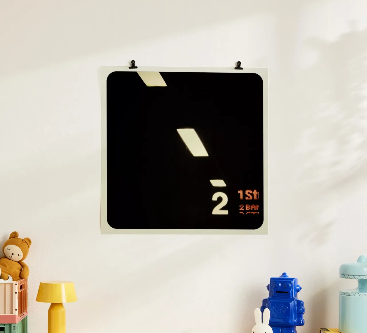 Underground London poster con telaio in legno da Ballack Art House