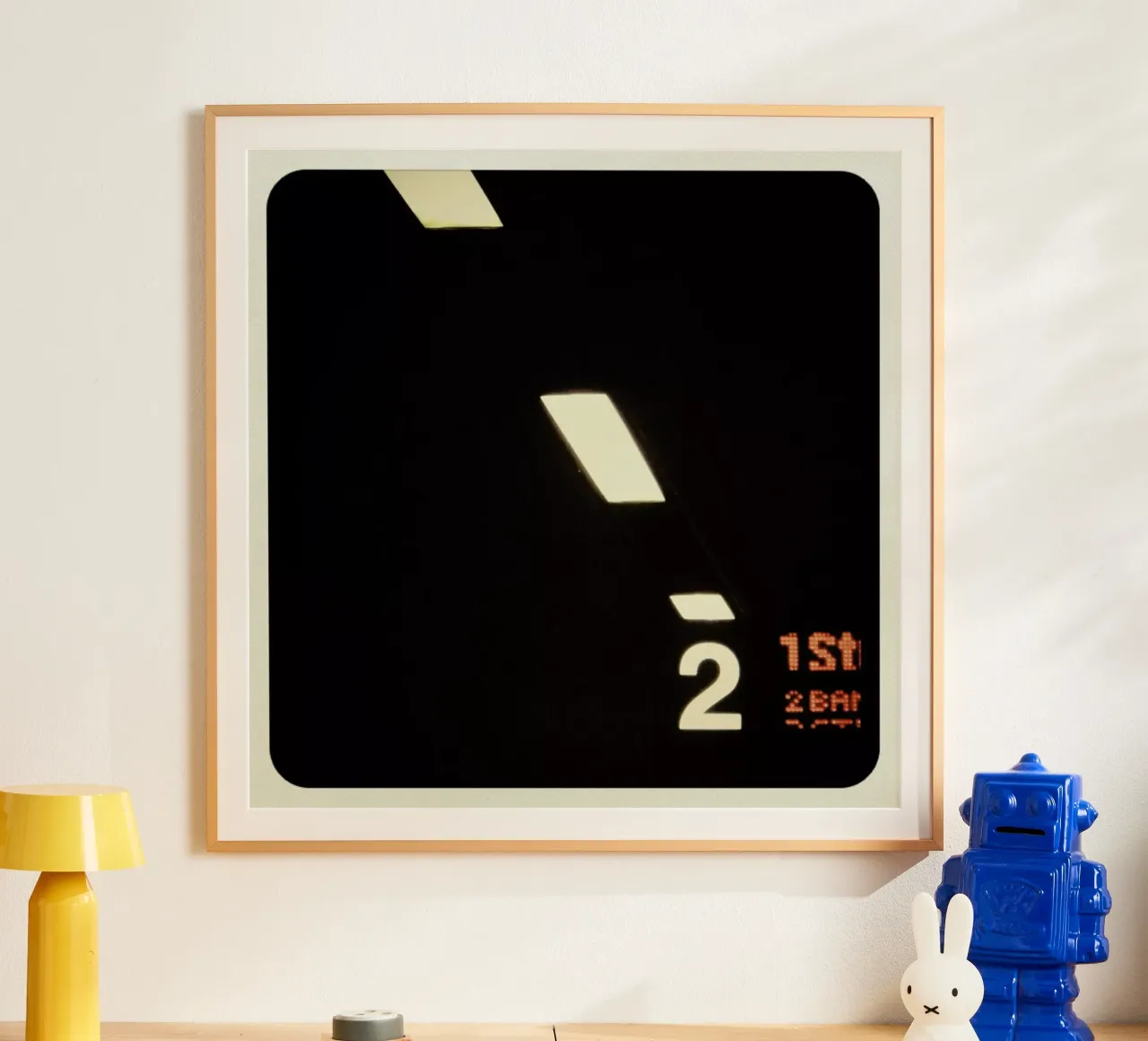 Underground London poster con telaio in legno da Ballack Art House