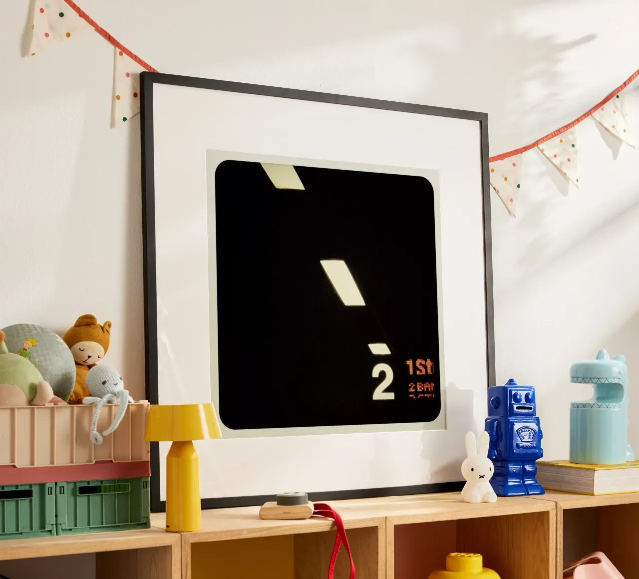 Underground London poster con telaio in legno da Ballack Art House