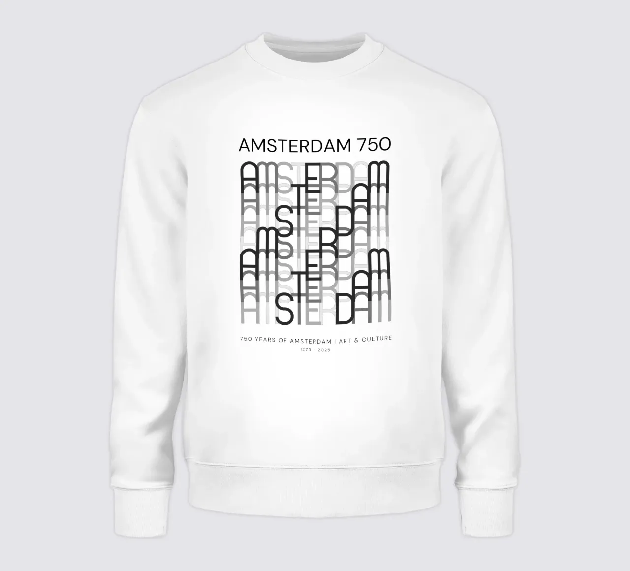 Amsterdam 750 – #5 – Monochrome Edition felpa da Hightown Design