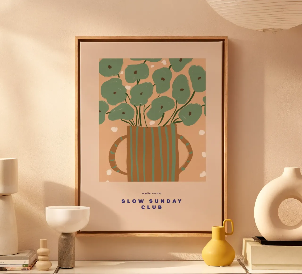 Slow Sunday Club canvas by treechild